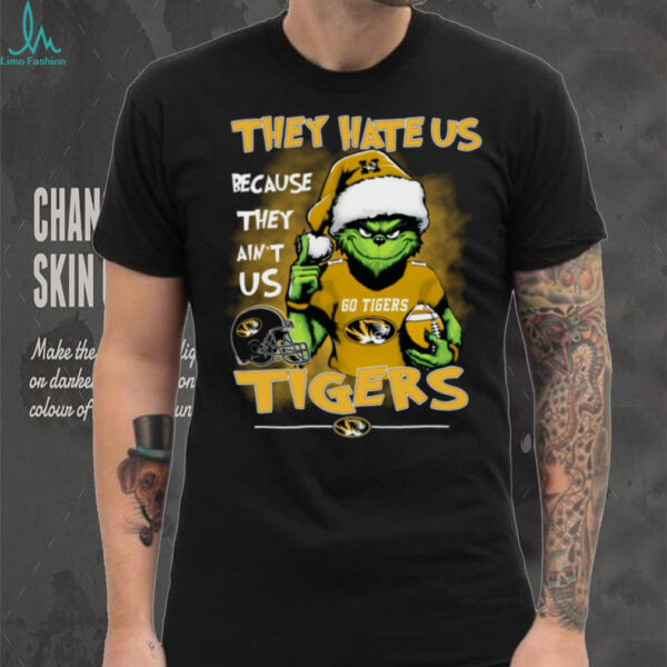 Official The Grinch They Hate Us Because Ain’t Us Missouri Tigers Christmas Shirt