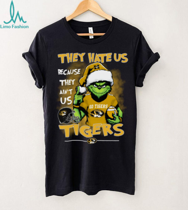 Official The Grinch They Hate Us Because Ain’t Us Missouri Tigers Christmas Shirt