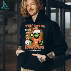 Official The Grinch They Hate Us Because Ain’t Us Texas Longhorns Christmas Shirt