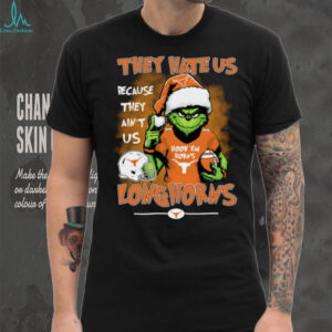Official The Grinch They Hate Us Because Ain’t Us Texas Longhorns Christmas Shirt