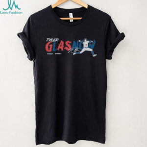 Official Tyler Glasnow Los Angeles Dodgers MLB Slash Line Signature Painting t shirt
