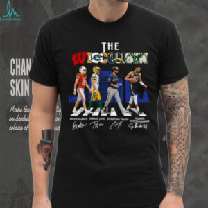 Official Wisconsin Sports Teams Locke Love Yelich Antetokounmpo Cross The Stress Signature Hoodie