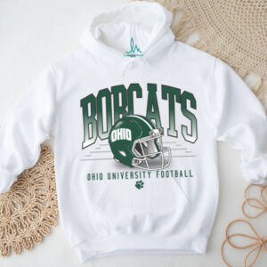 Ohio Bobcats Football Distressed T Shirt