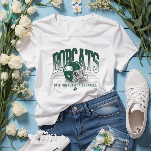 Ohio Bobcats Football Distressed T Shirt