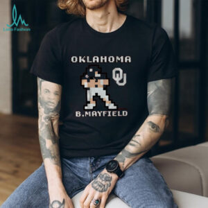 Oklahoma Football Baker Mayfield Retro Baller Pixel Game Style T Shirt