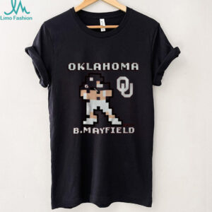 Oklahoma Football Baker Mayfield Retro Baller Pixel Game Style T Shirt