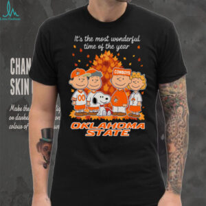Oklahoma State Cowboys X Peanuts It’S The Most Wonderful Time Of The Year The Fall Shirt