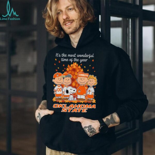 Oklahoma State Cowboys X Peanuts It’S The Most Wonderful Time Of The Year The Fall Shirt