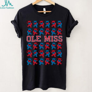 Ole Miss Grateful Dead Dancing Bears Logo Shirt