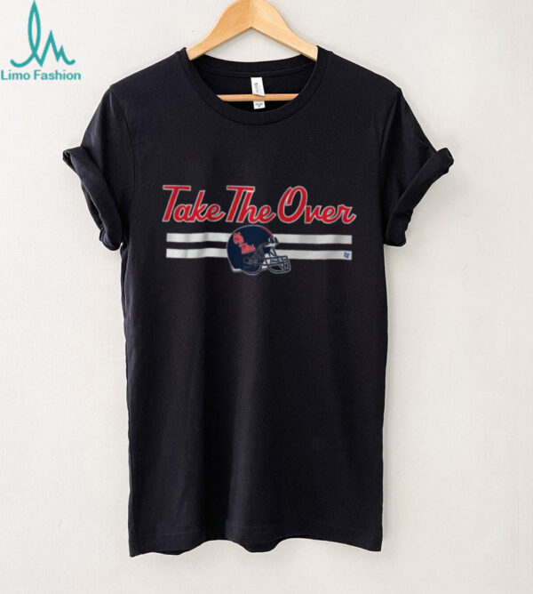 Ole Miss Rebels Football Take The Over Helmet Graphic T Shirt