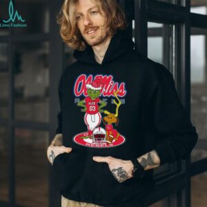 Ole Miss Rebels Grinch with Dog Holiday Tee – Custom Name NCAA Football Shirt – Personalized Christmas Gift & Fan Game Day Outfit