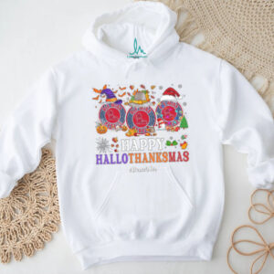 Ole Miss Rebels Happy Hallothanksmas Tee – Custom Name NCAA Football Shirt, Holiday Gift for Fans, Ugly Christmas Outfit Idea