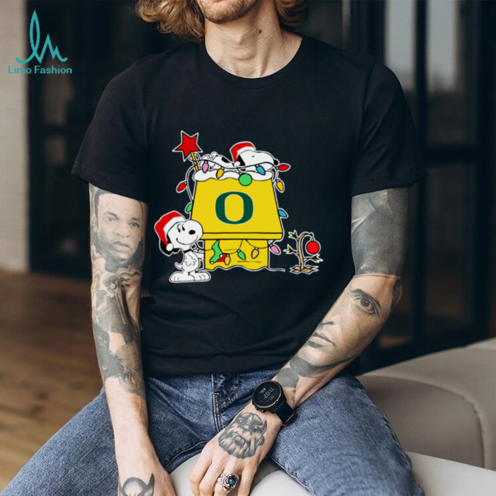 Oregon Ducks Football Snoopy Christmas Holiday 2025 T Shirt Oregon Ducks Football Snoopy Christmas Holiday 2025 T Shirt