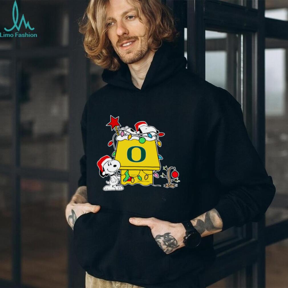 Oregon Ducks Football Snoopy Christmas Holiday 2025 T Shirt Oregon Ducks Football Snoopy Christmas Holiday 2025 T Shirt