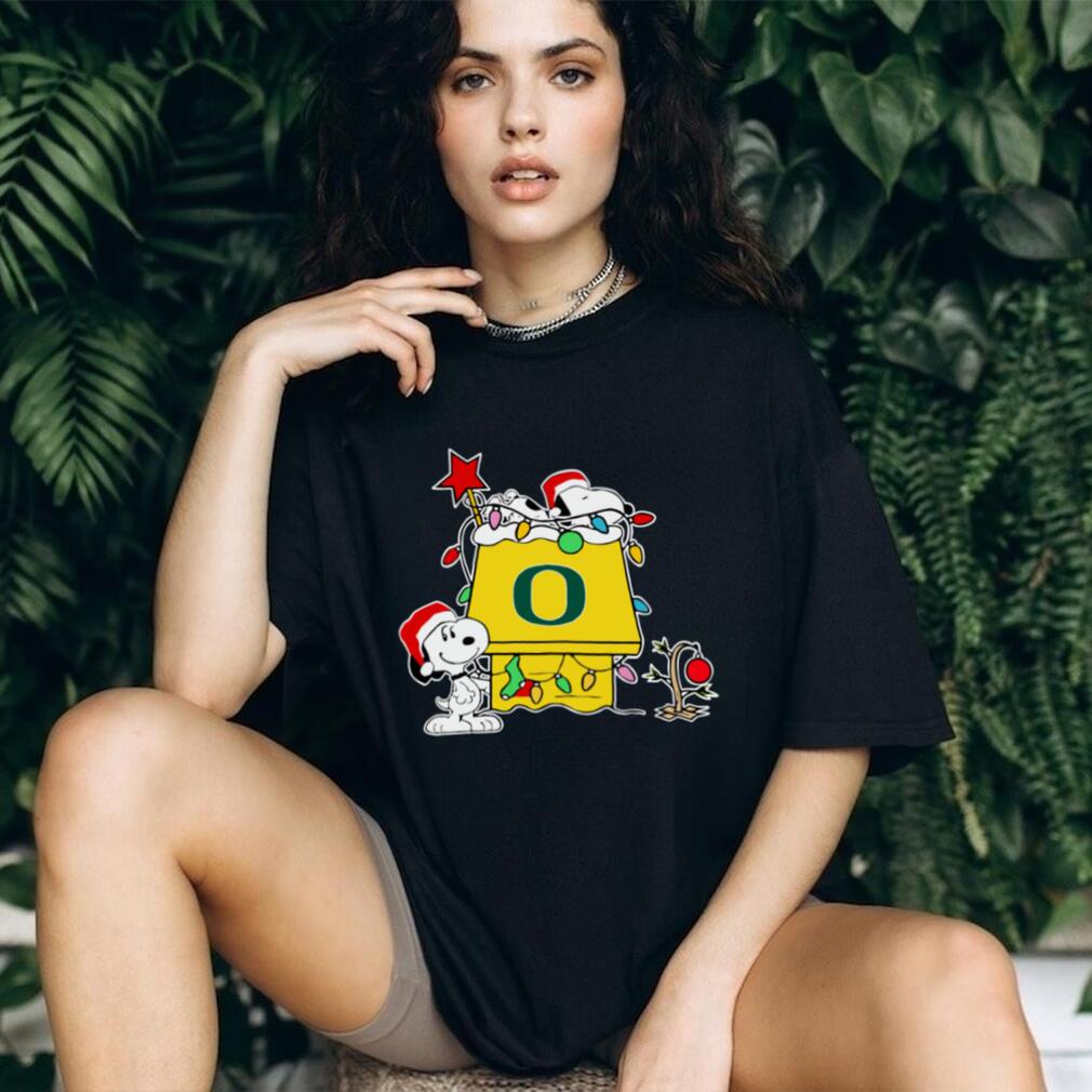 Oregon Ducks Football Snoopy Christmas Holiday 2025 T Shirt Oregon Ducks Football Snoopy Christmas Holiday 2025 T Shirt