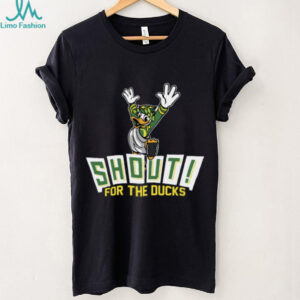 Oregon Ducks Shout For The Ducks Mascot T Shirt