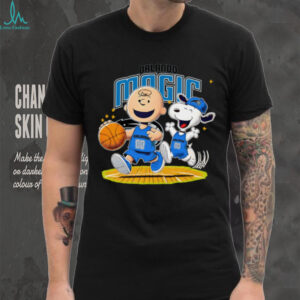 Orlando Magic X Charlie Brown And Snoopy Playing Basketball Shirt