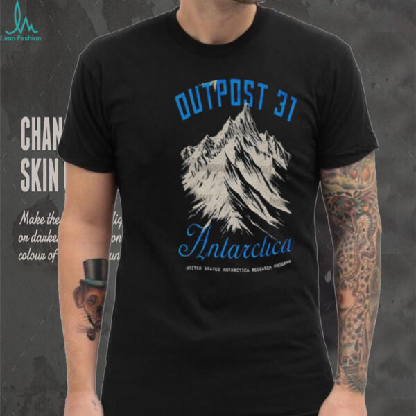 Outpost 31 Antarctica Graphic 80s Horror Movie Thing Shirt