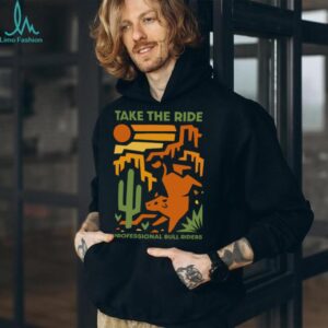 PBR Take The Ride Western Cowboy Desert Scene Shirt