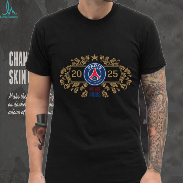 PSG Paris Saint Germain Champions d’Europe 2025 Roster Built To Win TShirt