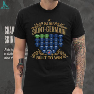 Paris Saint Germain 2025 Champions d’Europe Team Roster Shirt