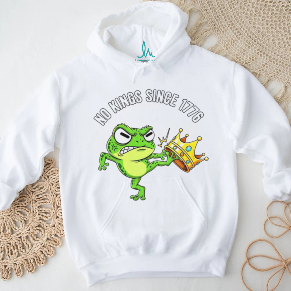 Patriotic Frog No Kings Since 1776 American Independence shirt Patriotic Frog No Kings Since 1776 American Independence shirt