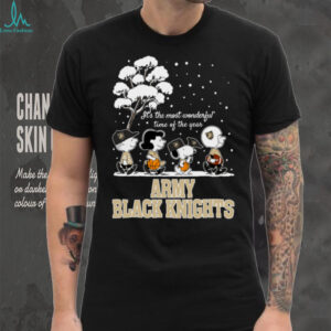 Peanuts Army Black Knights Winter It's The Most Wonderful Time Of The Year T Shirt