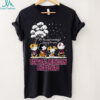 Oklahoma City Thunder X Charlie Brown And Snoopy Playing Basketball Shirt