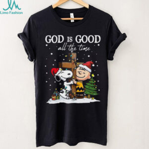 Peanuts God is Good All The Time Christmas T shirt