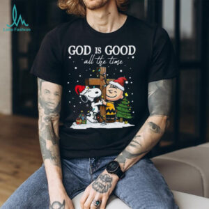 Peanuts God is Good All The Time Christmas T shirt