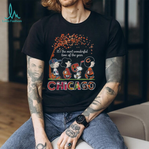 Peanuts It’s The Most Wonderful Time Of The Year Chicago Sports T Shirt