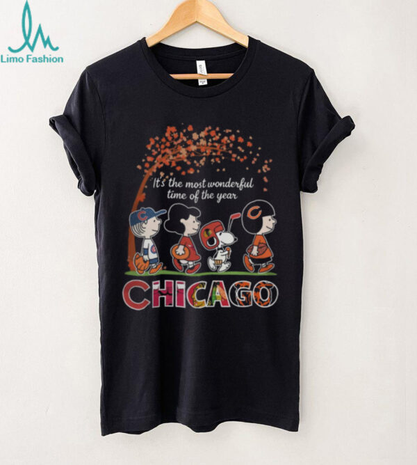 Peanuts It’s The Most Wonderful Time Of The Year Chicago Sports T Shirt