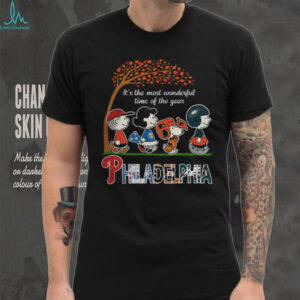 Peanuts It’s The Most Wonderful Time Of The Year Philadelphia Sports T Shirt