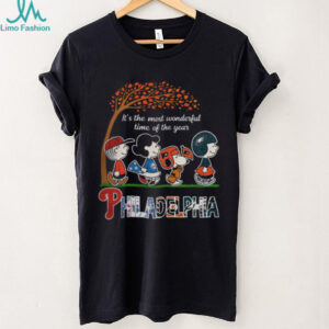 Peanuts It’s The Most Wonderful Time Of The Year Philadelphia Sports T Shirt