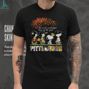 Peanuts It’s The Most Wonderful Time Of The Year Pittsburgh Sports T Shirt Unisex Standard T Shirt black s