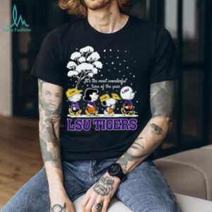 Peanuts LSU Tigers Winter It’s The Most Wonderful Time Of The Year T Shirt