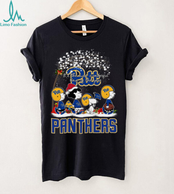 Peanuts Pittsburgh Panthers It’s The Most Wonderful Time Of The Year Winter Shirt