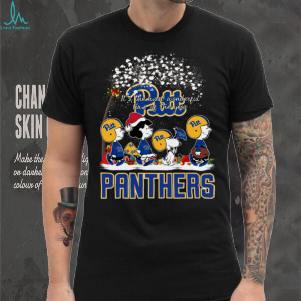 Peanuts Pittsburgh Panthers It’s The Most Wonderful Time Of The Year Winter Shirt