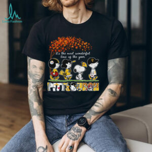 Peanuts Pittsburgh Sports T Shirt It’s the Most Wonderful Time of the Year