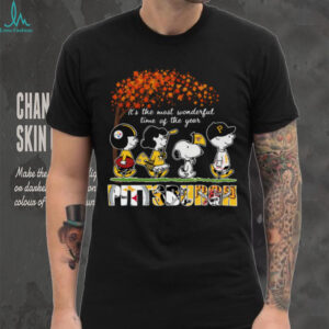 Peanuts Pittsburgh Sports T Shirt It’s the Most Wonderful Time of the Year