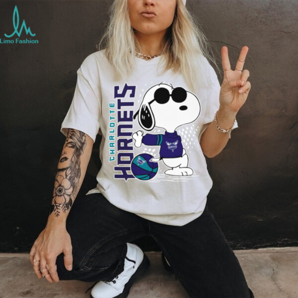 Peanuts Snoopy Charlotte Hornets Basketball 2025 Shirt