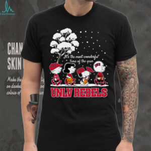 Peanuts UNLV Rebels Winter It's The Most Wonderful Time Of The Year T Shirt