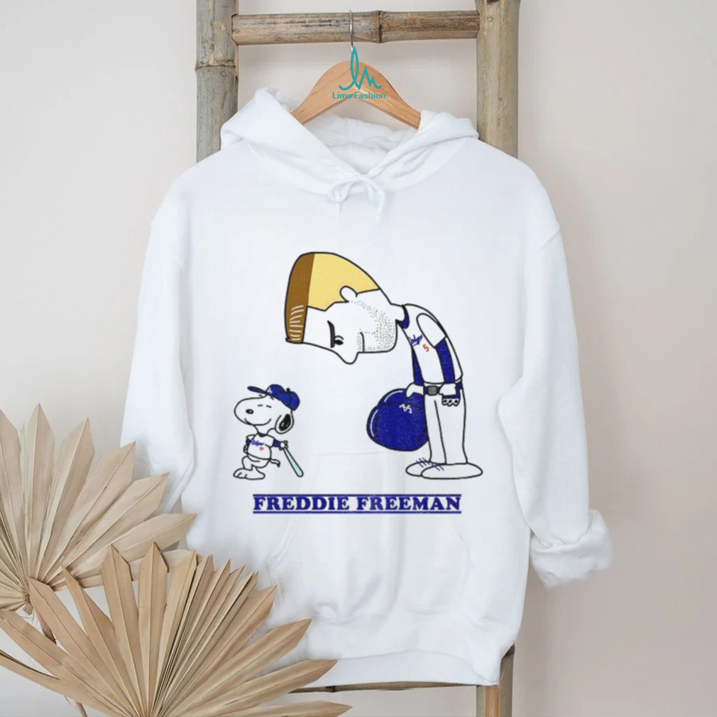 Peanuts and Freddie Freeman Los Angeles Dodgers MLB baseball 2025 shirt Peanuts and Freddie Freeman Los Angeles Dodgers MLB baseball 2025 shirt