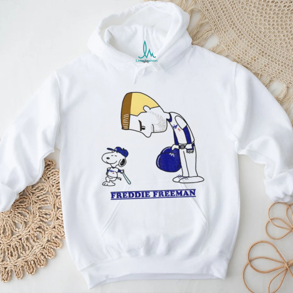 Peanuts and Freddie Freeman Los Angeles Dodgers MLB baseball 2025 shirt Peanuts and Freddie Freeman Los Angeles Dodgers MLB baseball 2025 shirt