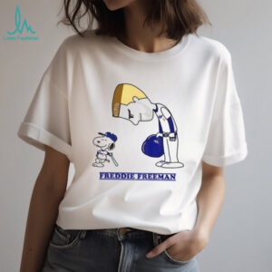 Peanuts and Freddie Freeman Los Angeles Dodgers MLB baseball 2025 shirt