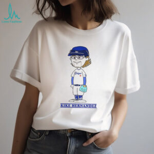 Peanuts x Kike Hernandez Los Angeles Dodgers baseball 2025 shirt