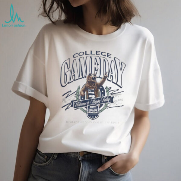 Penn State Merch Mascot Football 2025 College Game Day T Shirt