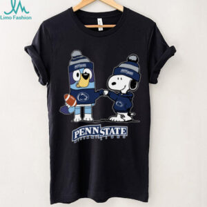 Penn State Nittany Lions Christmas Snoopy Bluey NCAA Cute Football Shirt