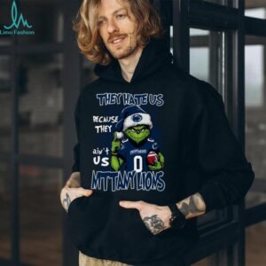 Penn State Nittany Lions Grinch Christmas T Shirt They Hate Us Because They Ain’t Us