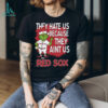 Grinch Christmas Shirt, Personalized Chicago Bulls Holiday Tee with Santa Hat Lights Scarf, NBA Basketball Fan Gift Idea